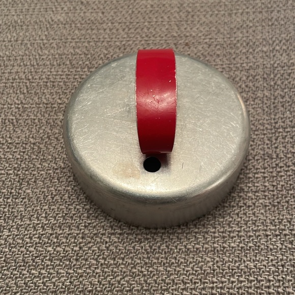 Vintage Aluminum Biscuit or Donut Cookie Cutter with Removable Center - Picture 2 of 7